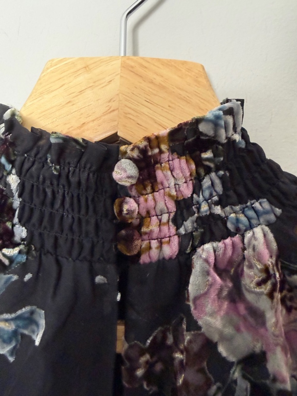 Yumi Kim Anthropologie TIMELESS VELVET BURNOUT LEXINGTON AVE TOP Long Sleeve 300 - Picture 10 of 11
